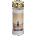 Grave candle - white - 7D Burning time 168 h