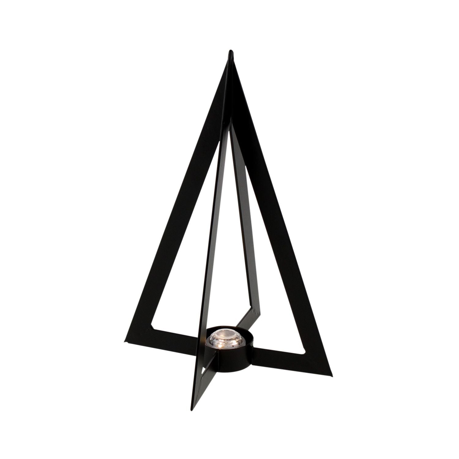 Teelichtbaum Niva - schwarz - Eisen - 17x17x25 cm