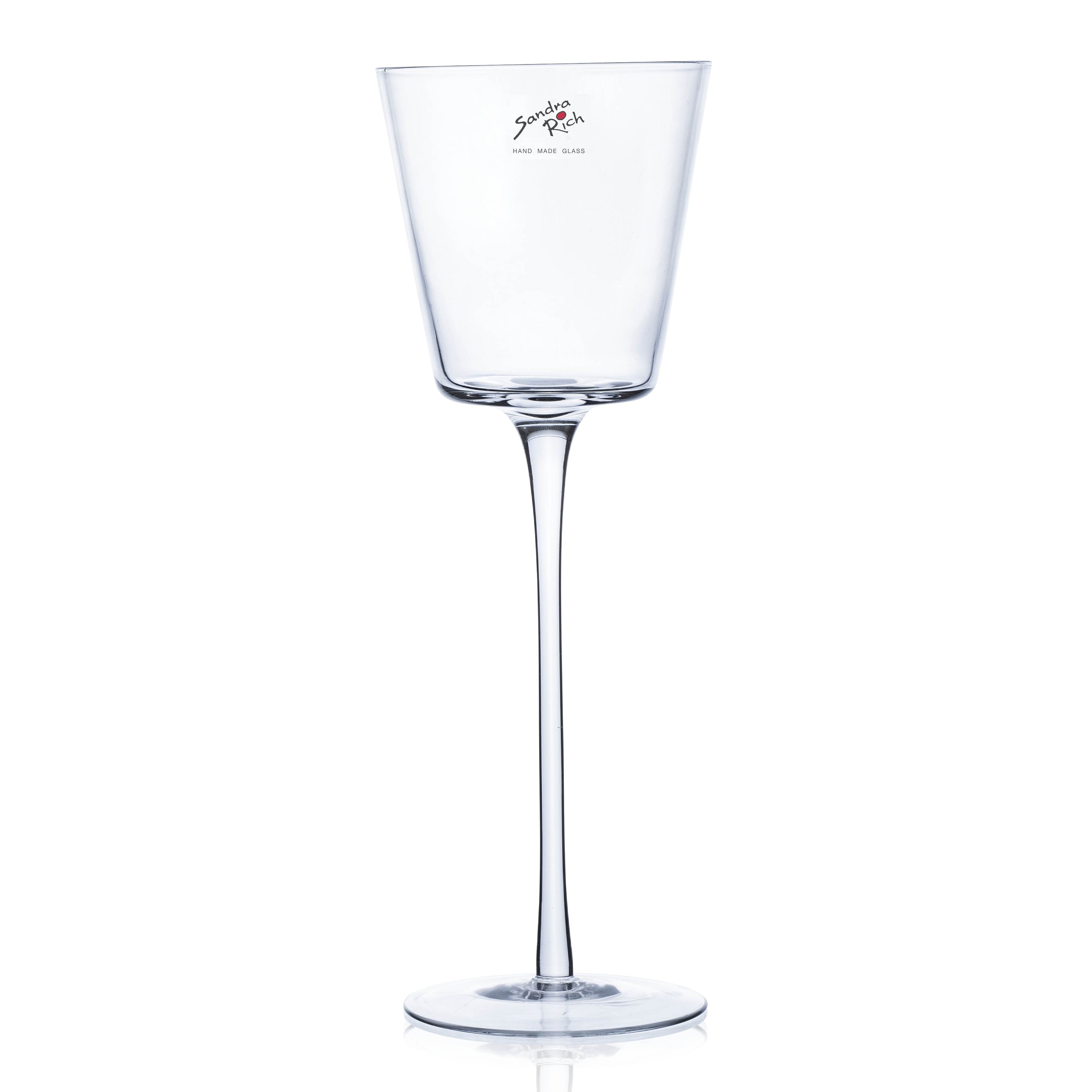 CONI footed conical pot - klar - 10,5x30 cm - Glas