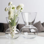 TRUMPET vase - klar - 22x32 cm - Glas