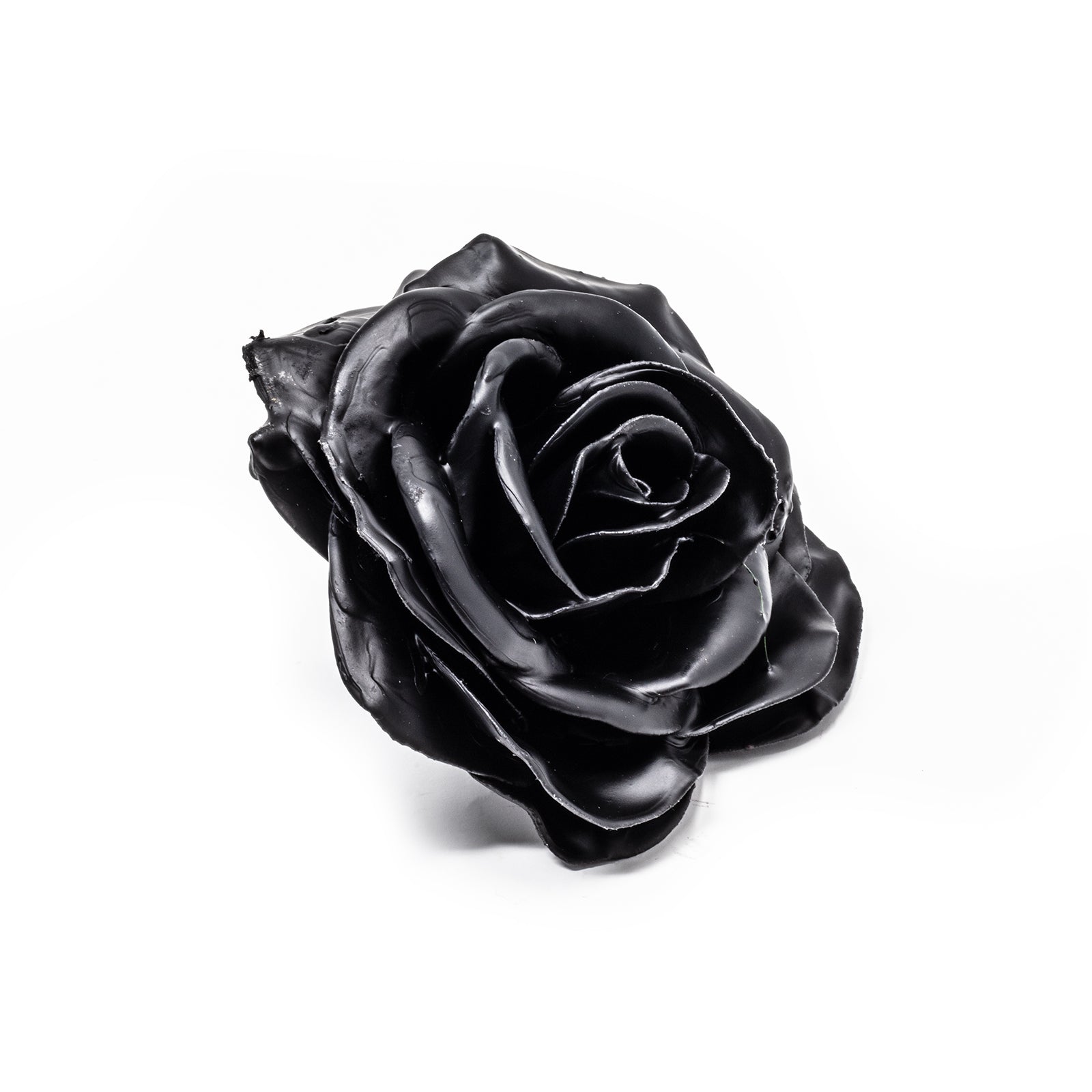 Lot de 10 roses en cire - Noires