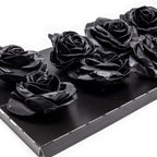 10er-Set Wachsrose - Black