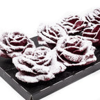 10er-Set Wachsrose - Snow Diamond