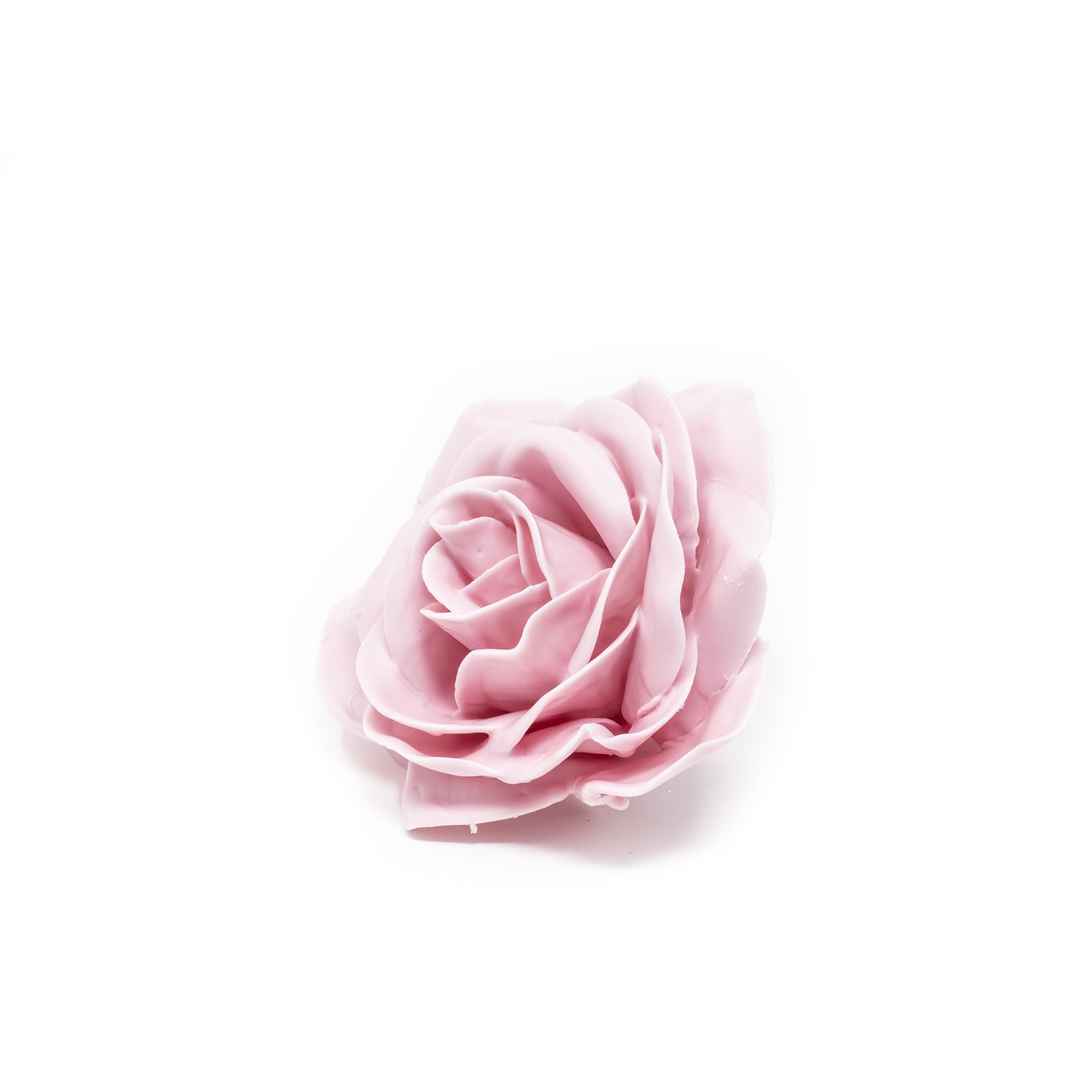 Lot de 10 roses en cire - Lilas Doux