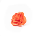 Lot de 10 roses en cire - Orange