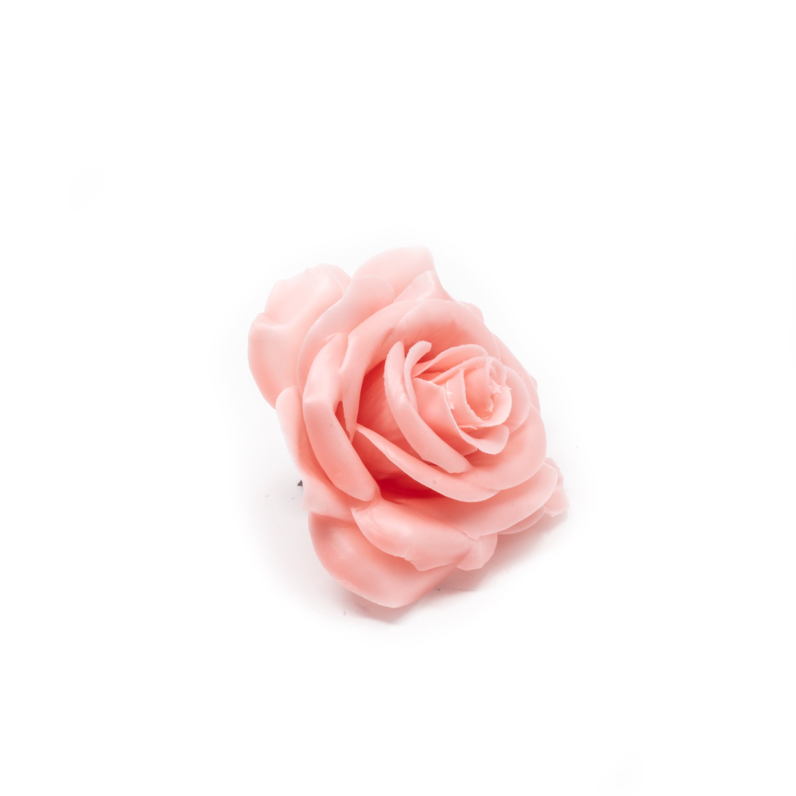Lot de 12 roses en cire - Abricot (Versilia)