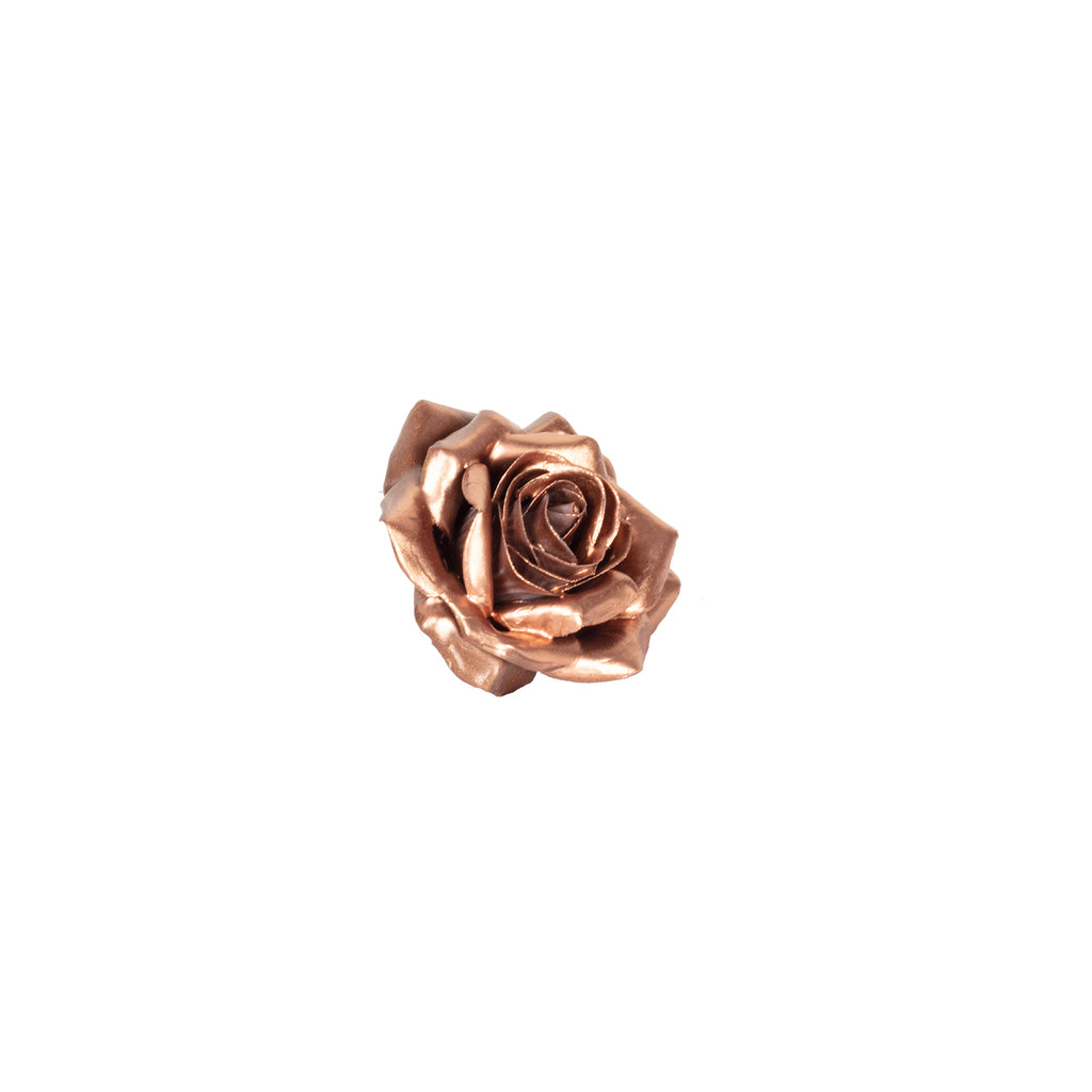 12er Set Wachsrose - Copper