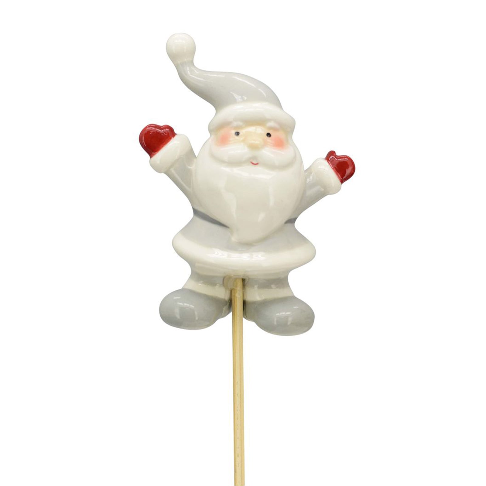 SantaStick Gris - grau oder rot - Dolomit - 6,1x3,5x24 cm - 1 Stück - assortiert