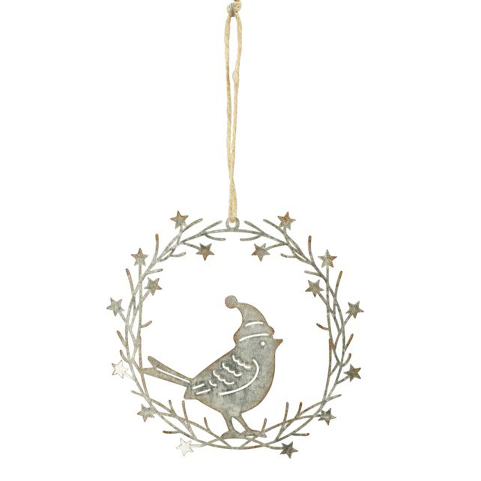 Engel Hänger Junker - grau - Metall - 13,5x0,1x14 cm - 1 Stück