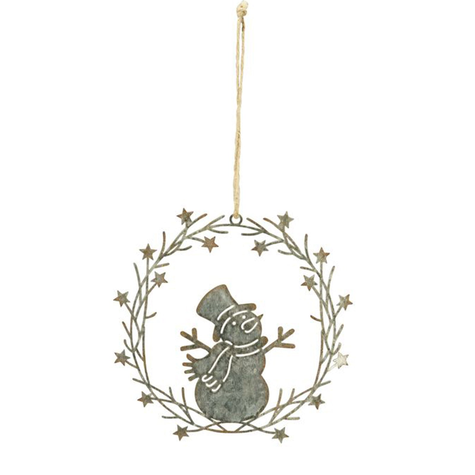 Engel Hänger Junker - grau - Metall - 13,5x0,1x14 cm - 1 Stück