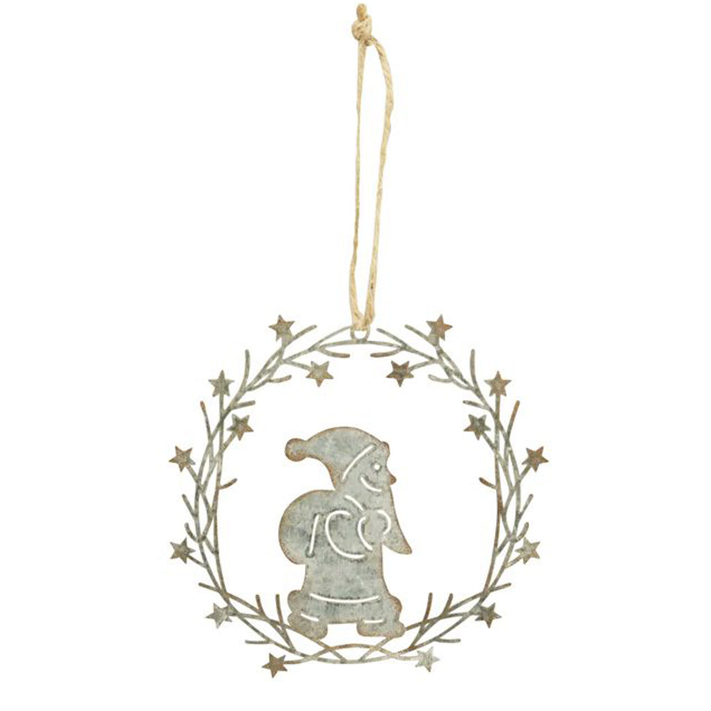 Engel Hänger Junker - grau - Metall - 13,5x0,1x14 cm - 1 Stück