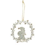 Engel Hänger Junker - grau - Metall - 13,5x0,1x14 cm - 1 Stück