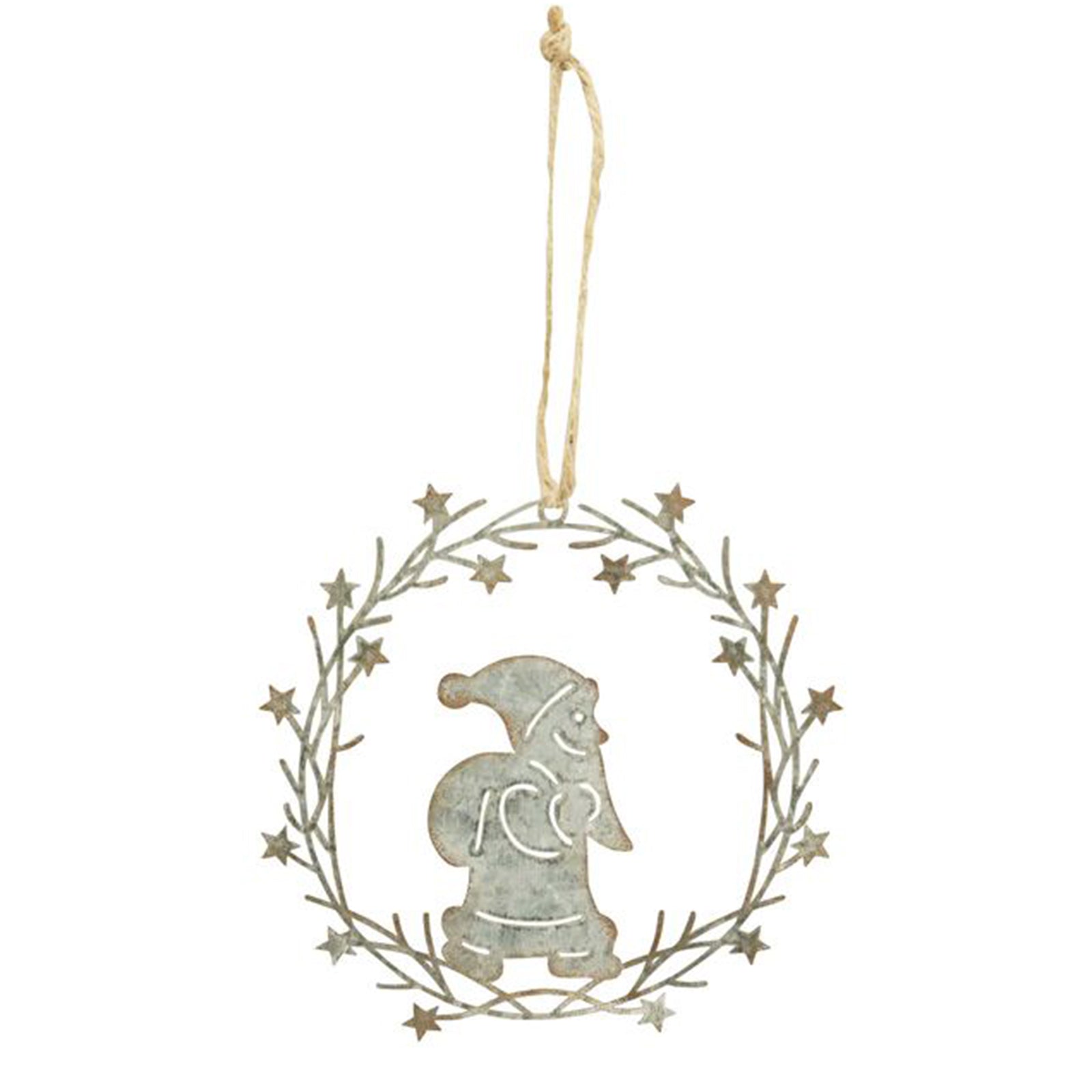 Engel Hänger Junker - grau - Metall - 13,5x0,1x14 cm - 1 Stück