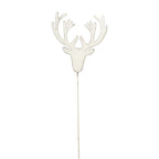 Engel auf Stab ClairBlanc - weiß - Metall - 11,5x2x56 cm - 1 Stück