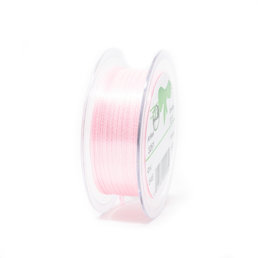 Satinband - rosa - Breite 3 mm - 50 m