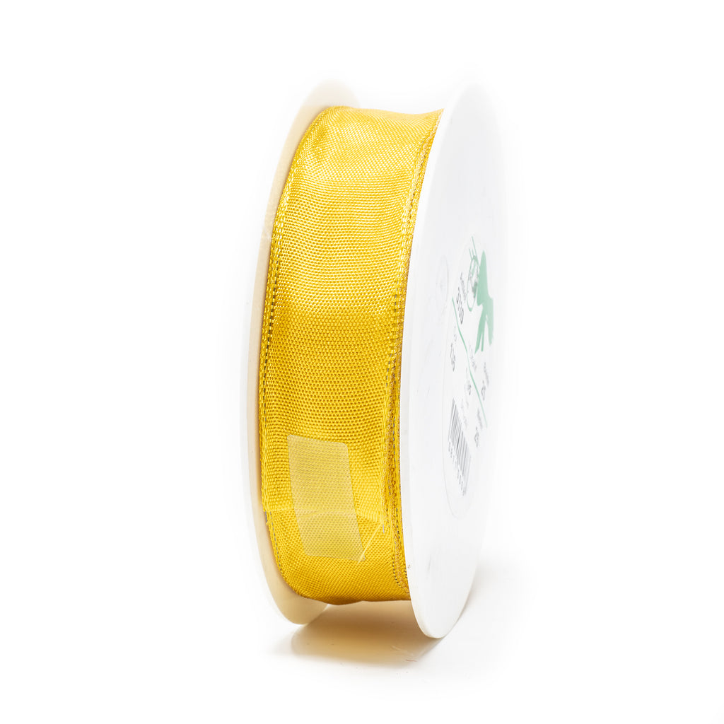 Band Simplicity - gold-gelb - 25 mm - 25 m