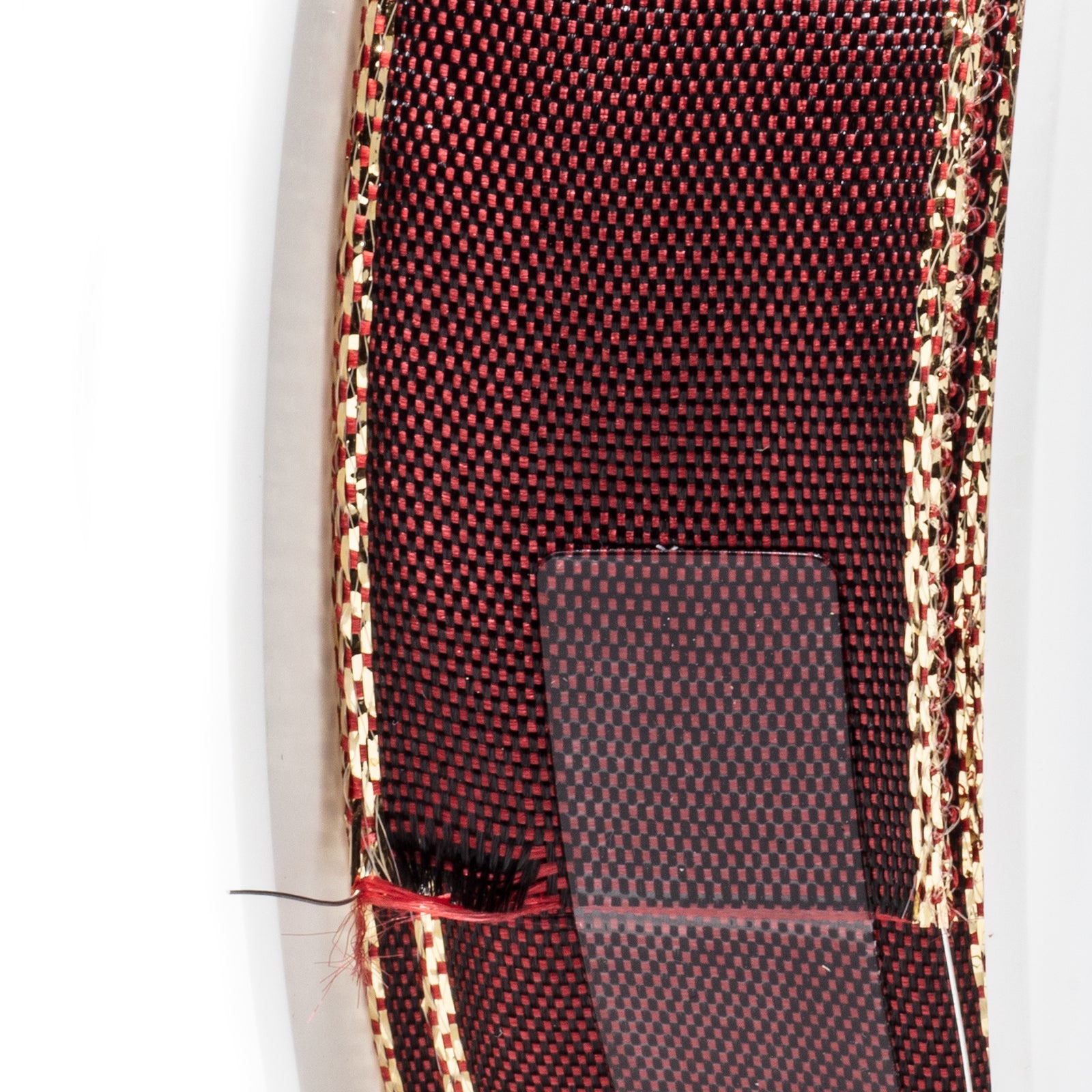 Band Simplicity - dunkelrot-gold - 25 mm - 25 m