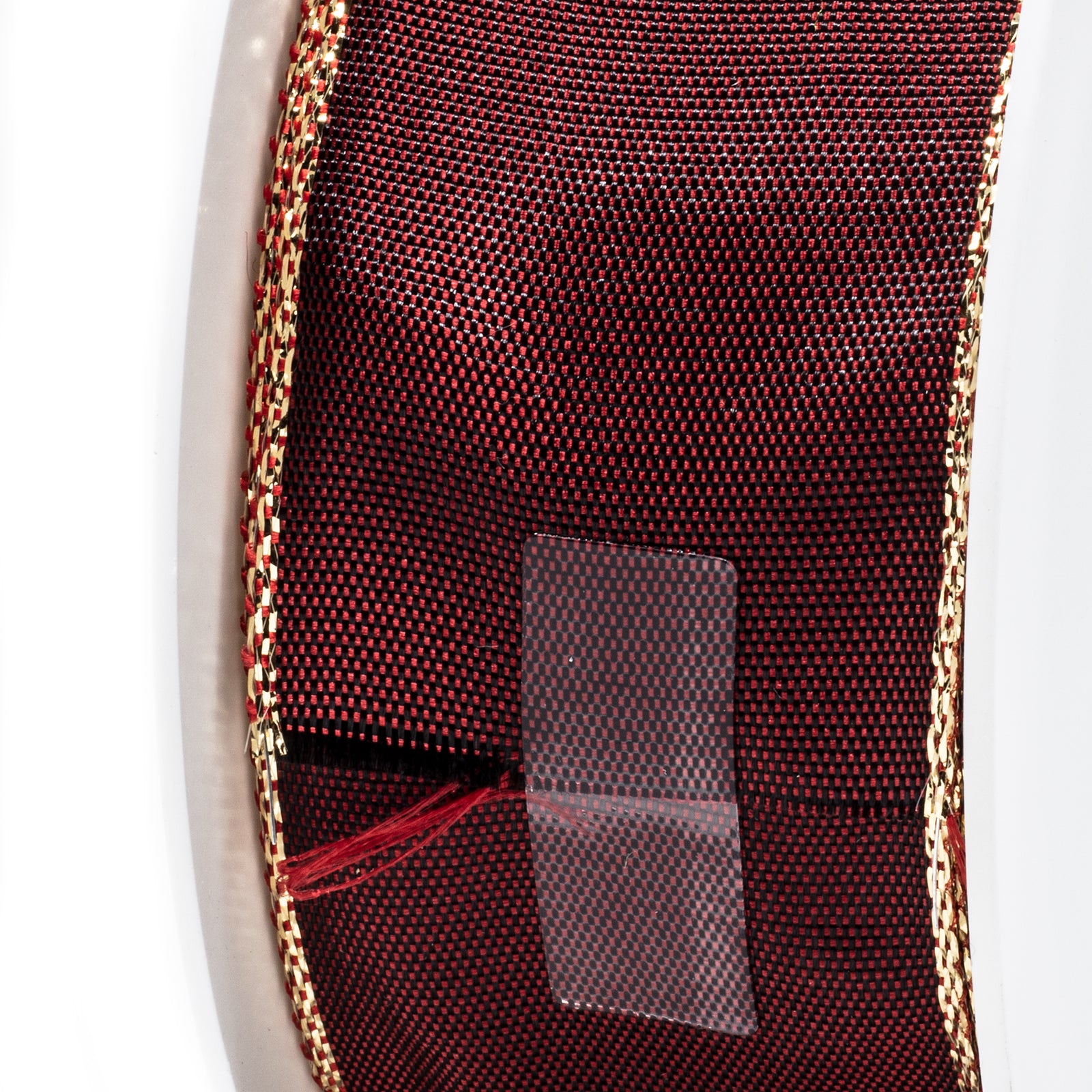 Band Simplicity - dunkelrot-gold - 40 mm - 25 m