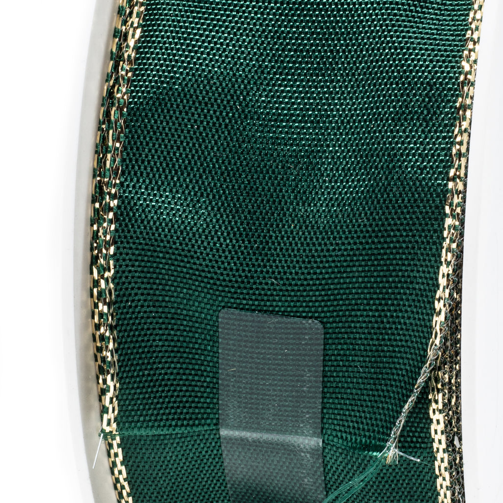 Band Simplicity - tanne-gold - 40 mm - 25 m