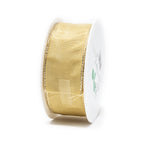 Band Simplicity - honig-gold  - 40 mm - 25 m