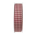 Ribbon Farm - rouge foncé - 25 mm - 25 m