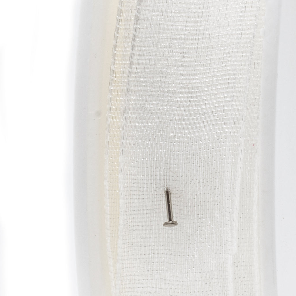 Chiffon - weiß - 12 mm - 25 m