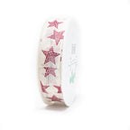 Band Pattern Star - rot - 25 mm - 20 m