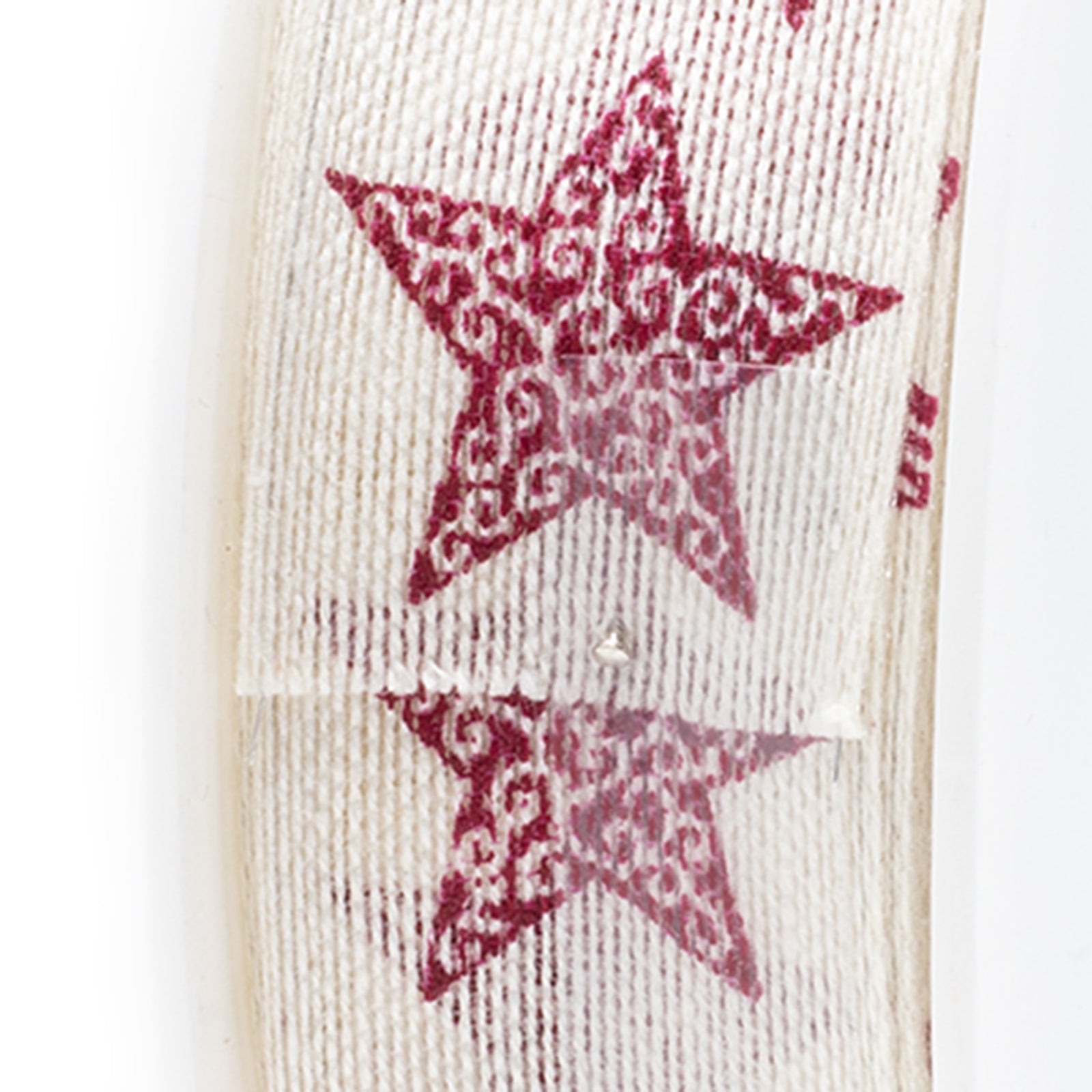 Band Pattern Star - rot - 25 mm - 20 m