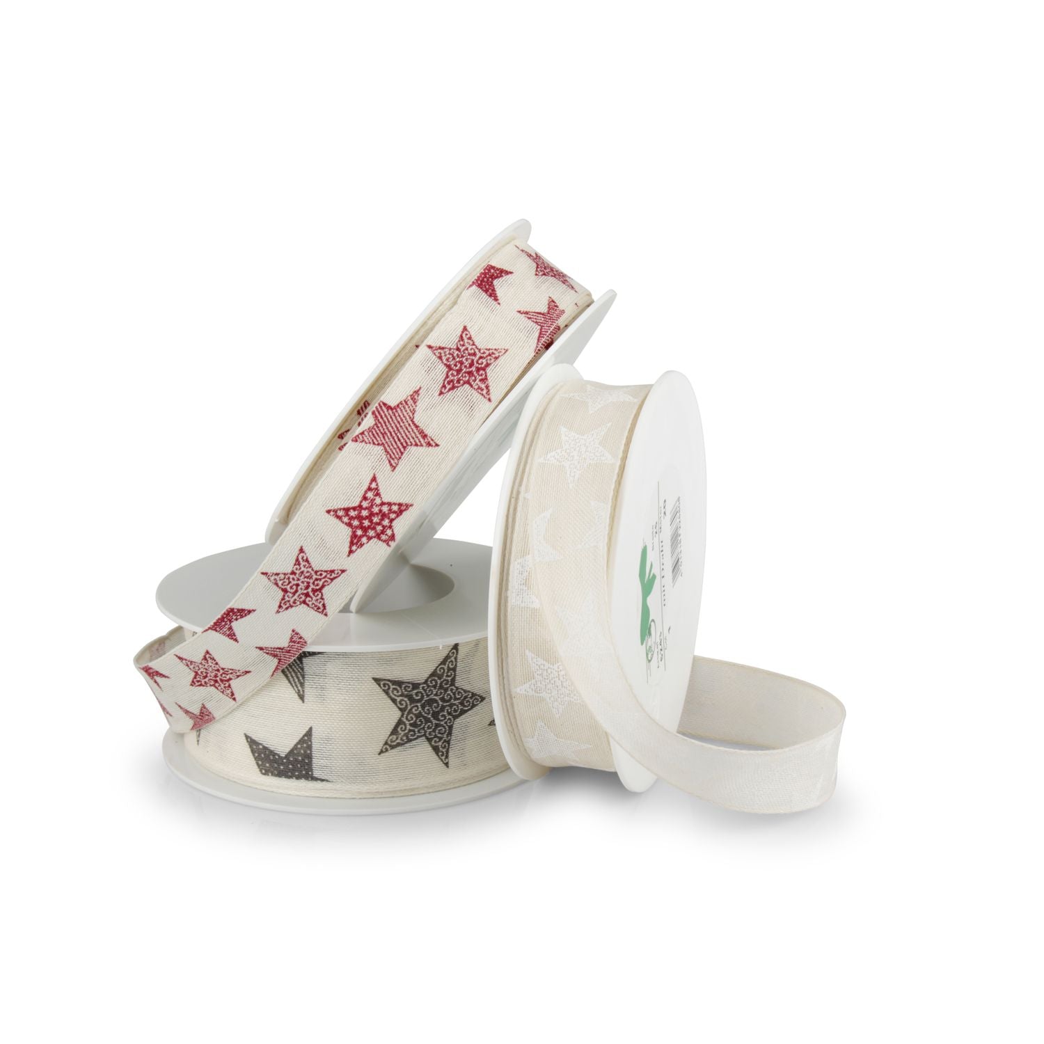 Band Pattern Star - rot - 40 mm - 20 m