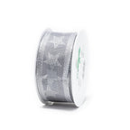 Band Noble Star - grau - 40 mm - 20 m