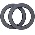 Black Naylor Base Ring, 5 x 40 cm Durchmesser, innen: 30 cm Durchmesser, Doppelpack