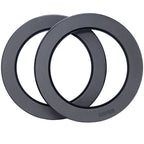 Black Naylor Base Ring, 5 x 40 cm Durchmesser, innen: 30 cm Durchmesser, Doppelpack