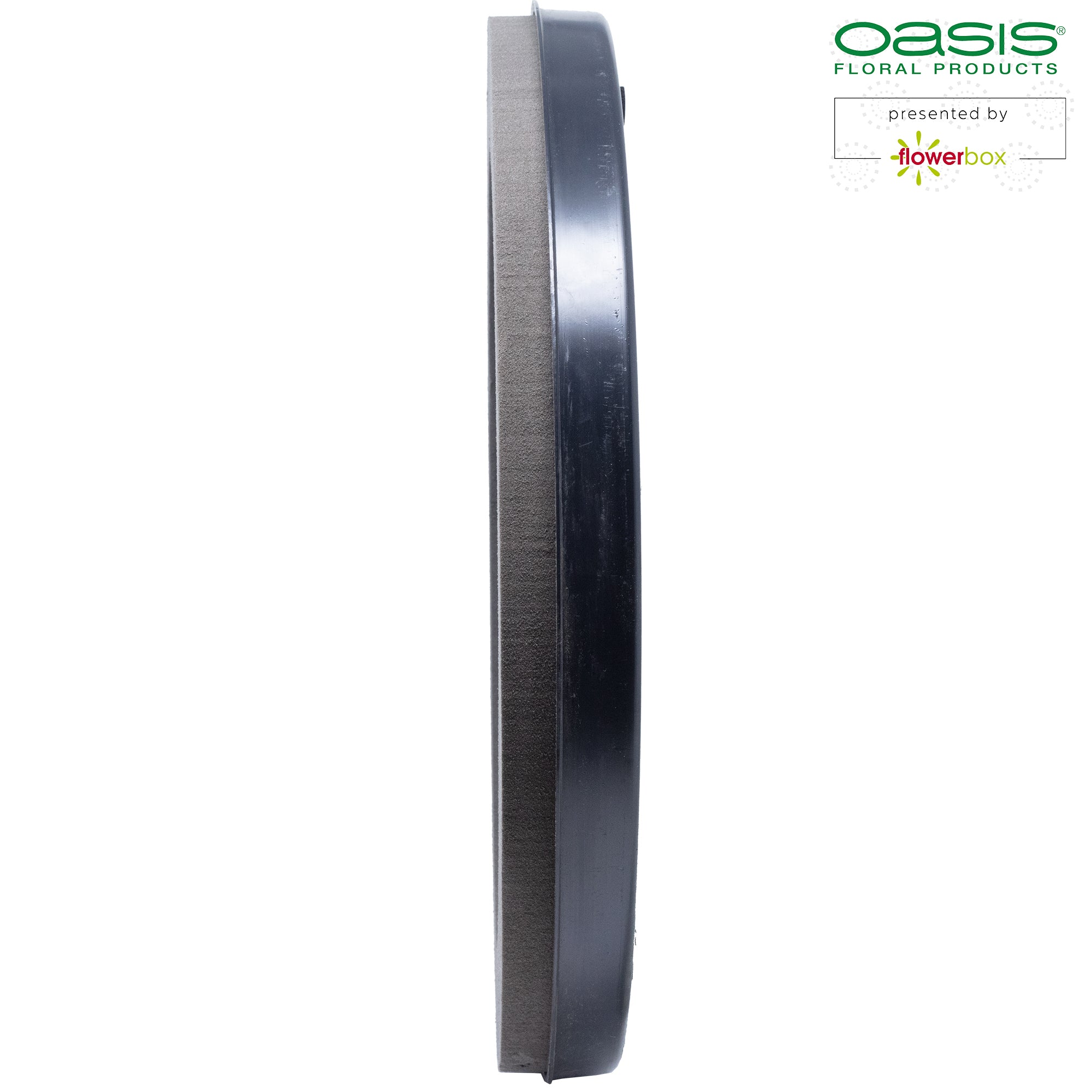 Black Naylor Base Ring, 5 x 40 cm Durchmesser, innen: 30 cm Durchmesser, Doppelpack