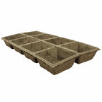 TerraBrick Floral Media, 8 briques dans un plateau en papier