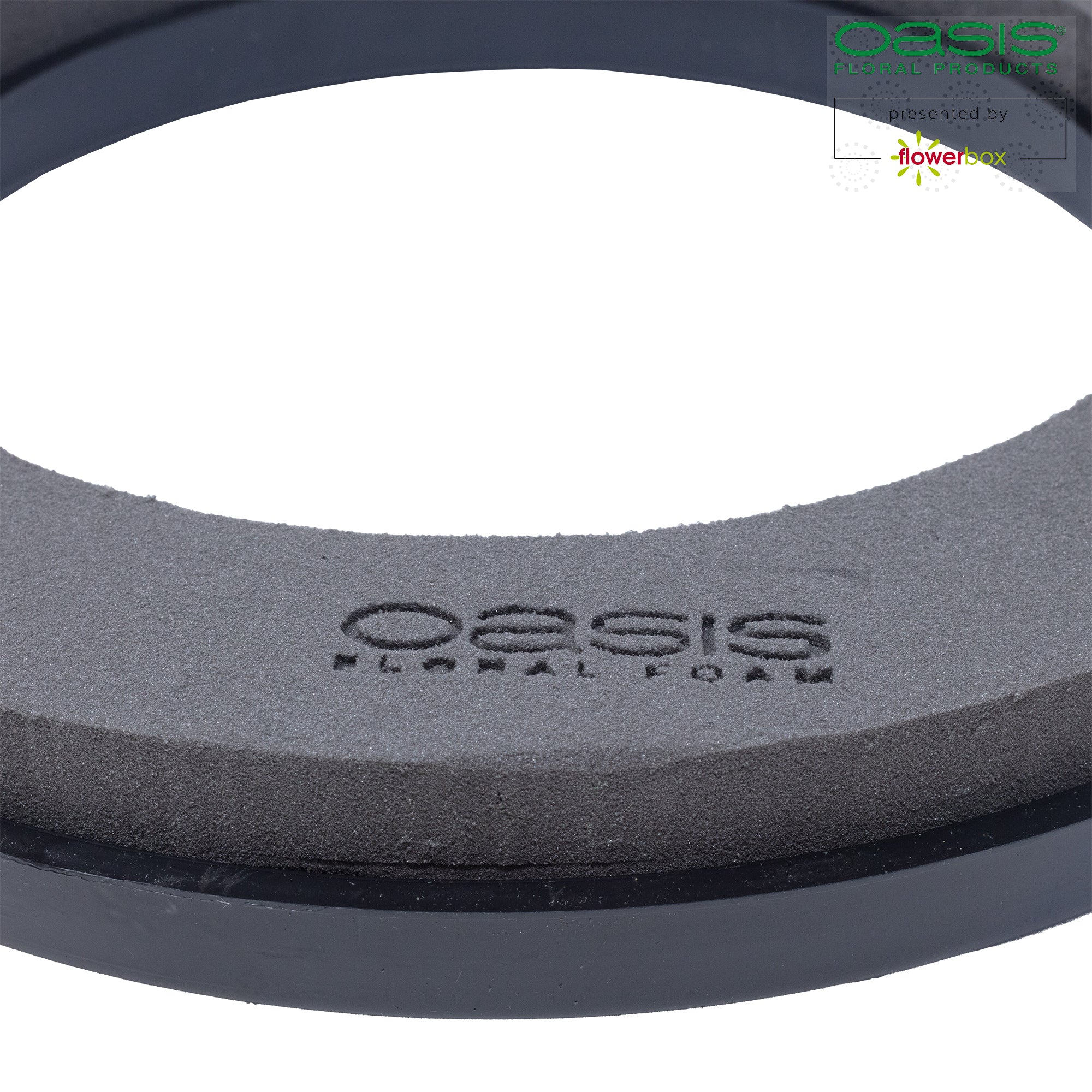 Black Naylor Base Ring, 5 x 35 cm diameter, inner: 23 cm diameter, twin pack