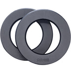 Black Naylor Base Ring, 5 x 30 cm Durchmesser, Innen: 18 cm Durchmesser, Doppelpack