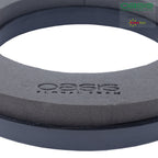 Black Naylor Base Ring, 5 x 30 cm Durchmesser, Innen: 18 cm Durchmesser, Doppelpack
