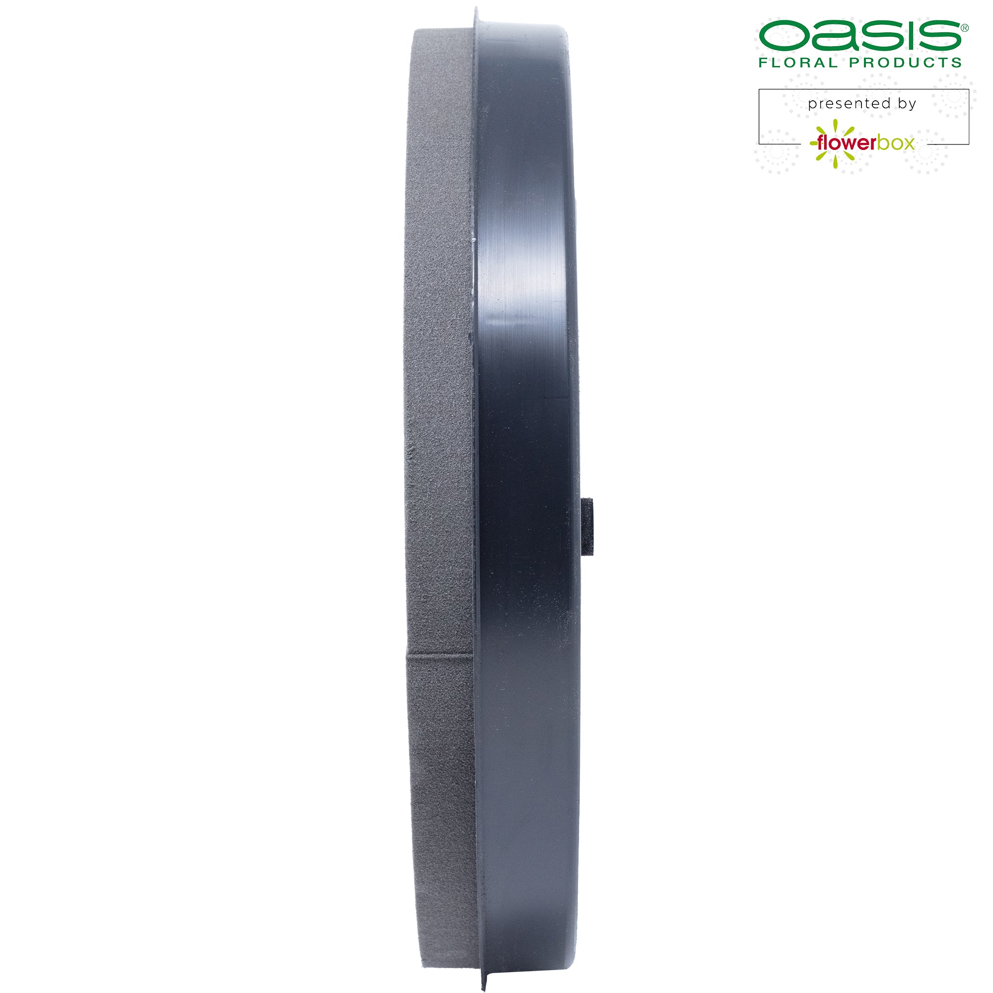 Black Naylor Base Ring, 5 x 30 cm Durchmesser, Innen: 18 cm Durchmesser, Doppelpack