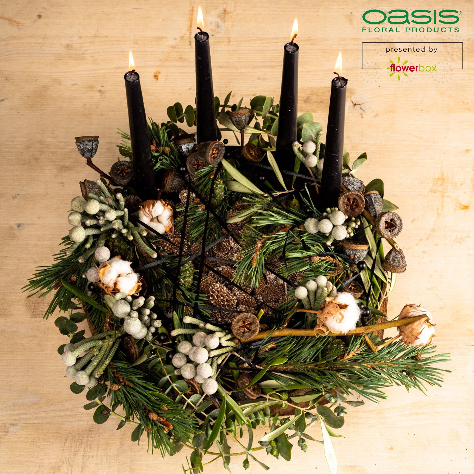 OASIS® BLACK IDEAL Design Ring - 4.5 x 30 cm Ø - 2 pieces
