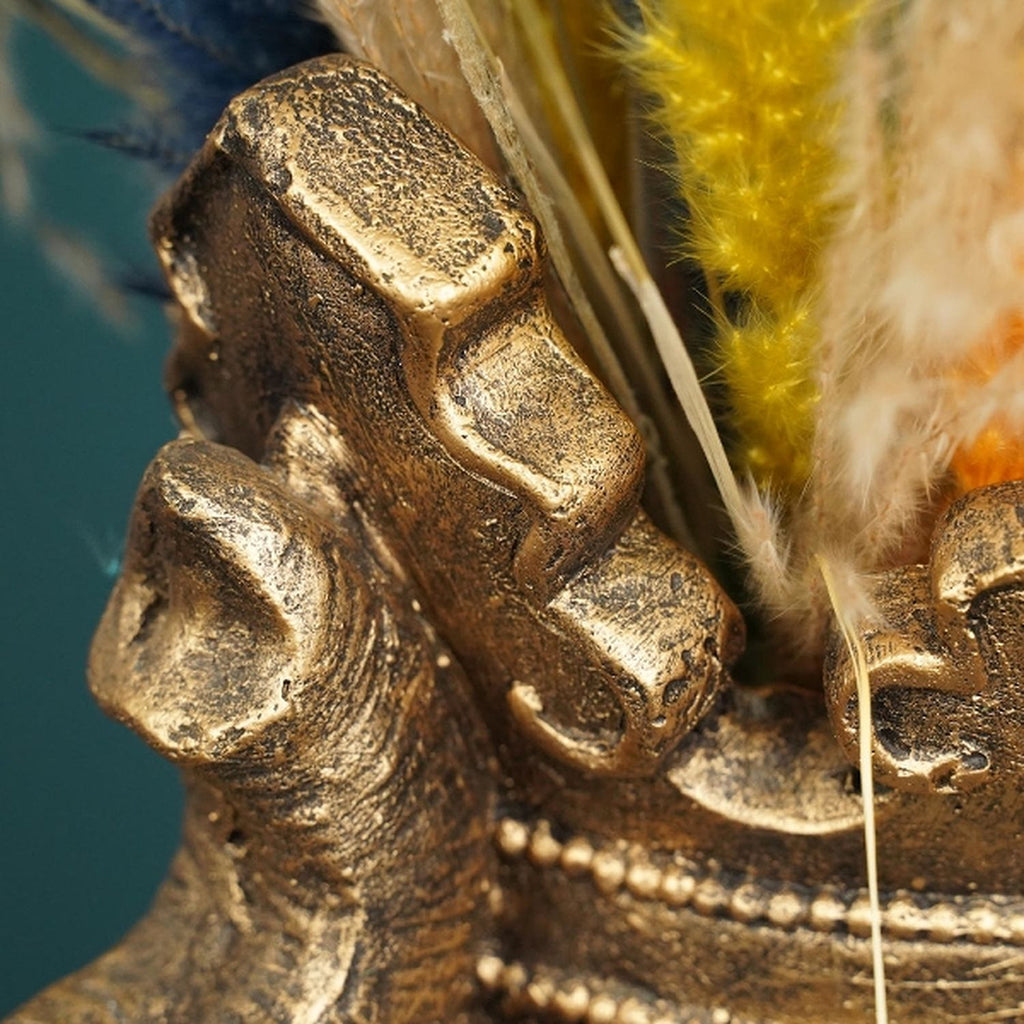 Elefanten Pflanzkopf Jumbo - gold - Magnesia - 45x44,5x37,5 cm