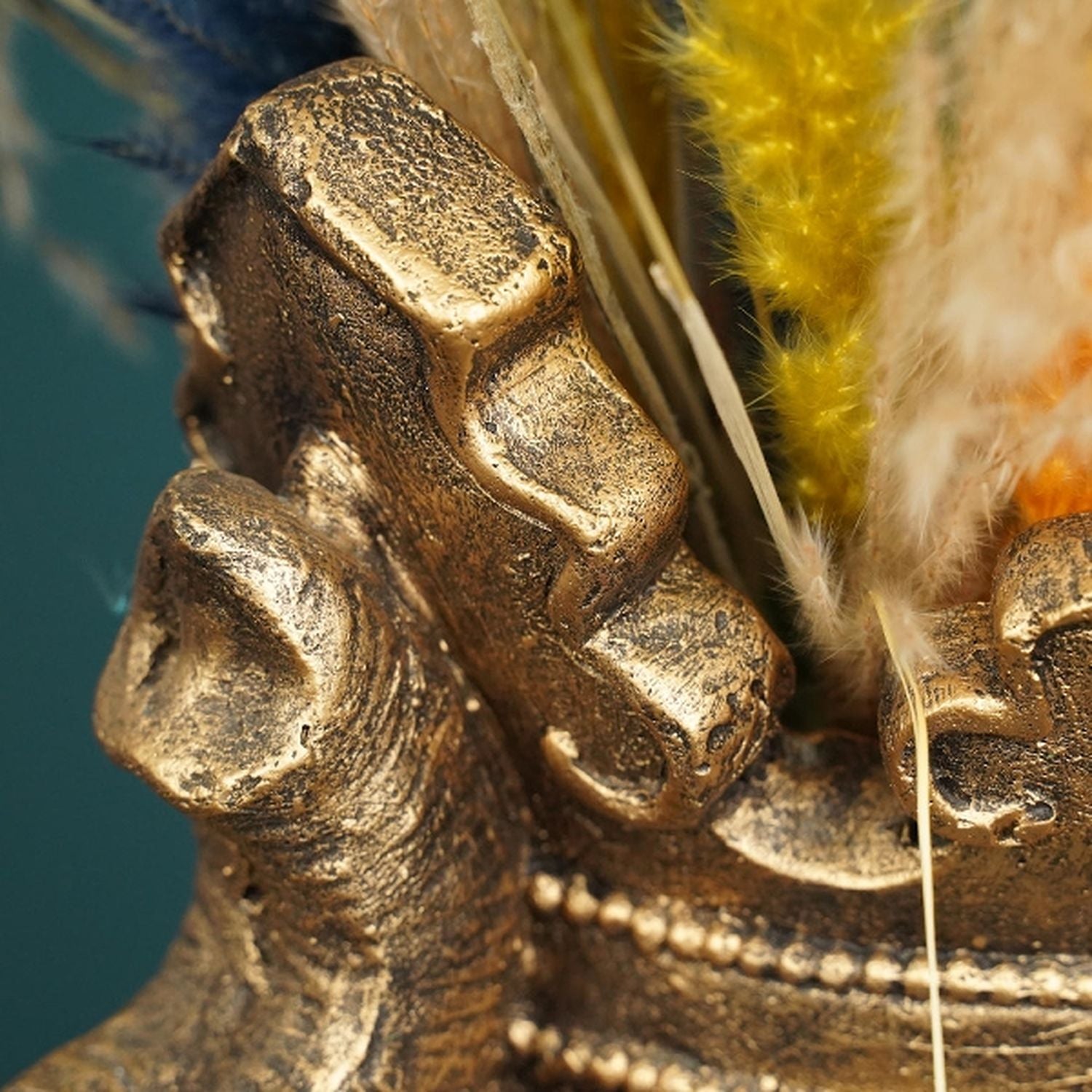 Elefanten Pflanzkopf Jumbo - gold - Magnesia - 45x44,5x37,5 cm