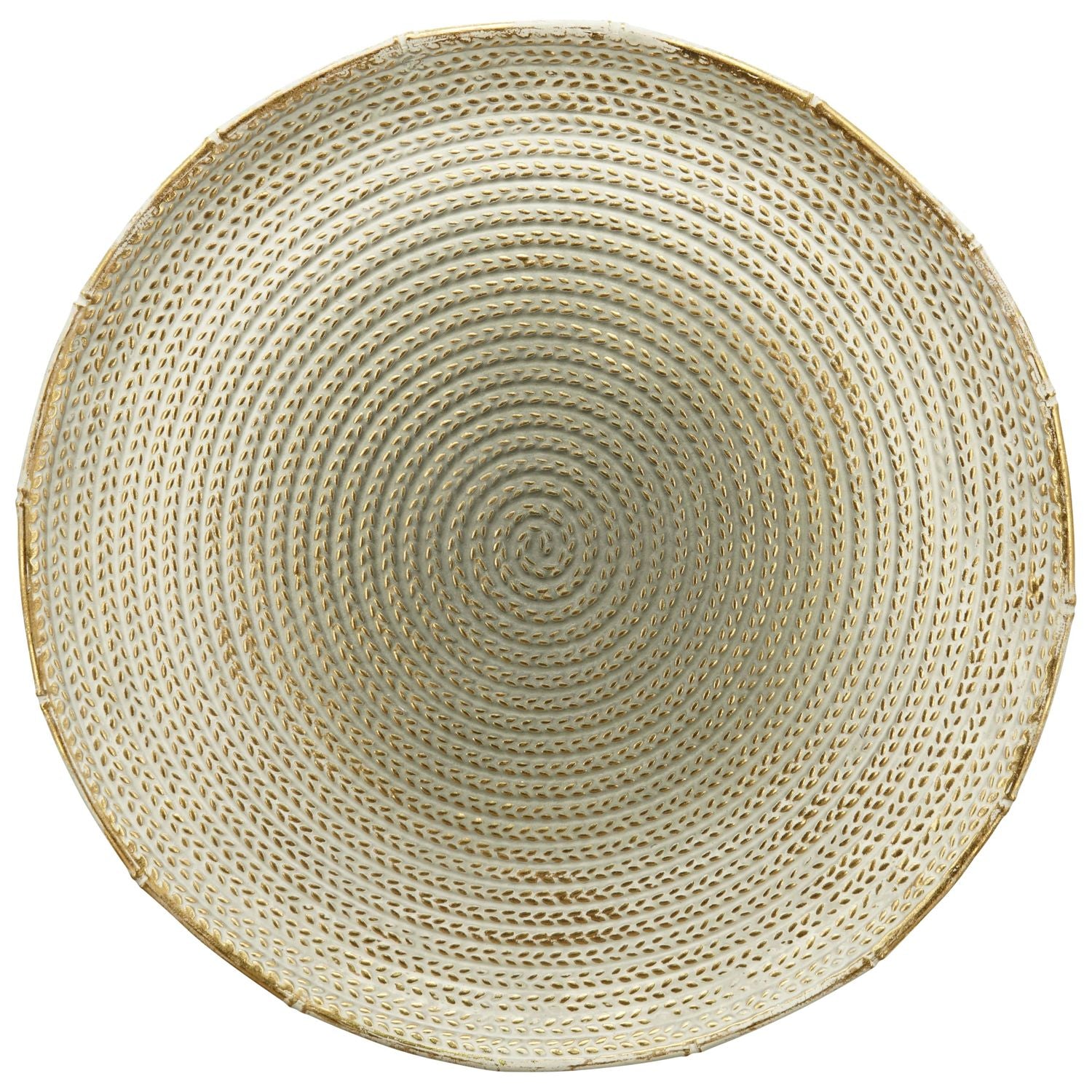Plateau Doré - métal - 64 x 5 x 69 cm - 1 pièce