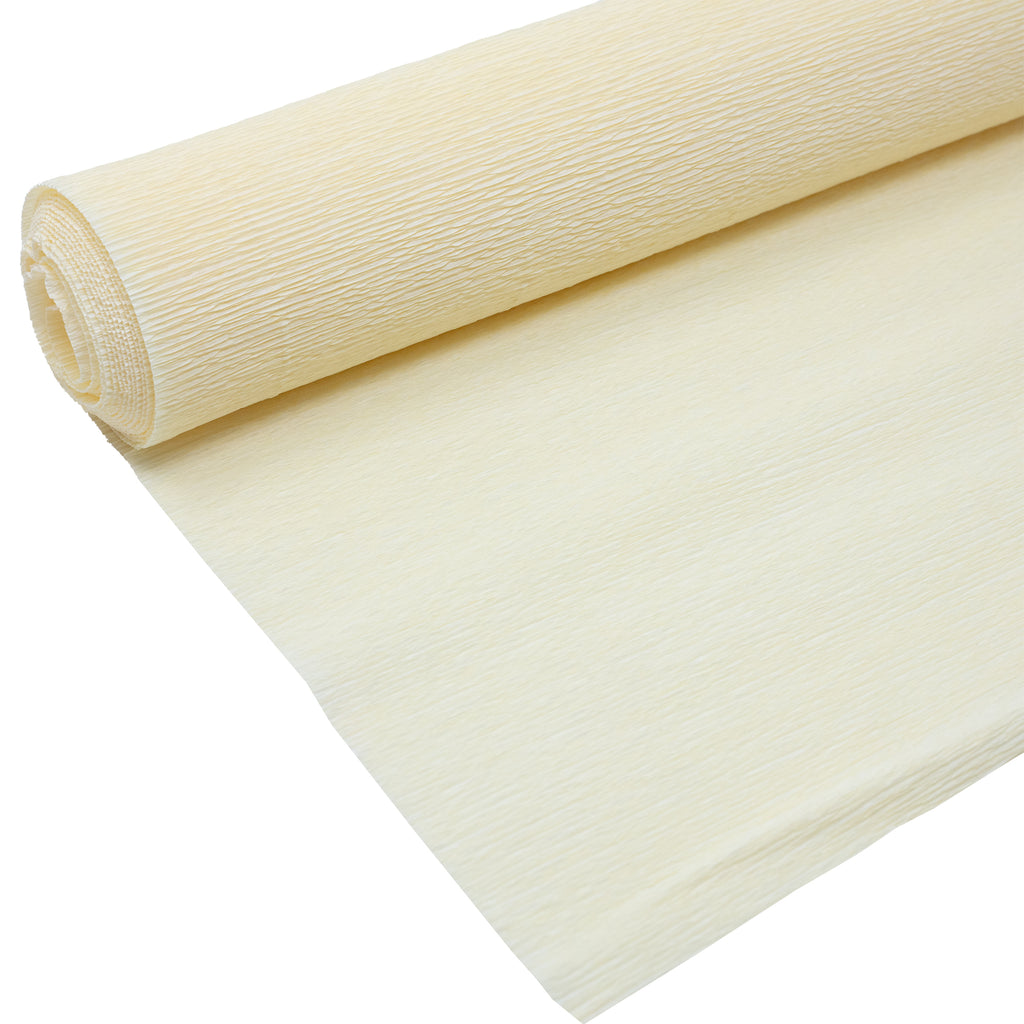 Premium gardener's crepe paper - florist's crepe paper - 50 x 250 cm - champagne - waterproof, lightfast