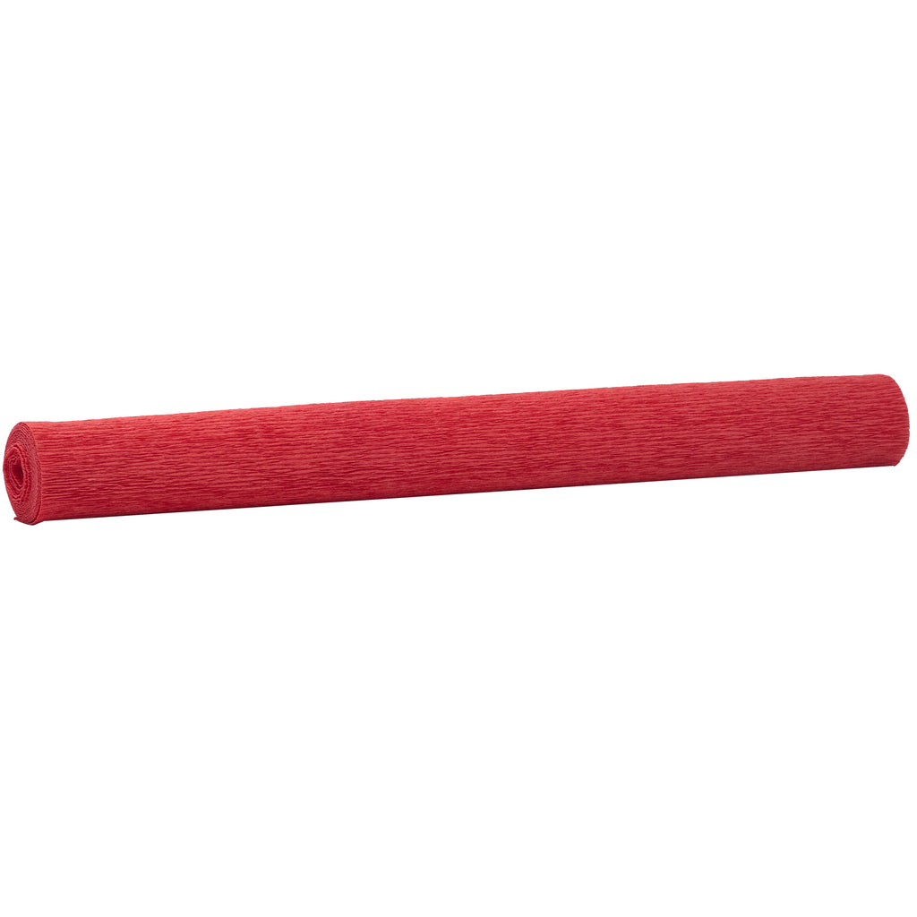 Premium Gärtnerkrepp - Floristenkrepp - 50 x 250 cm - rot - wasserfest, lichtecht