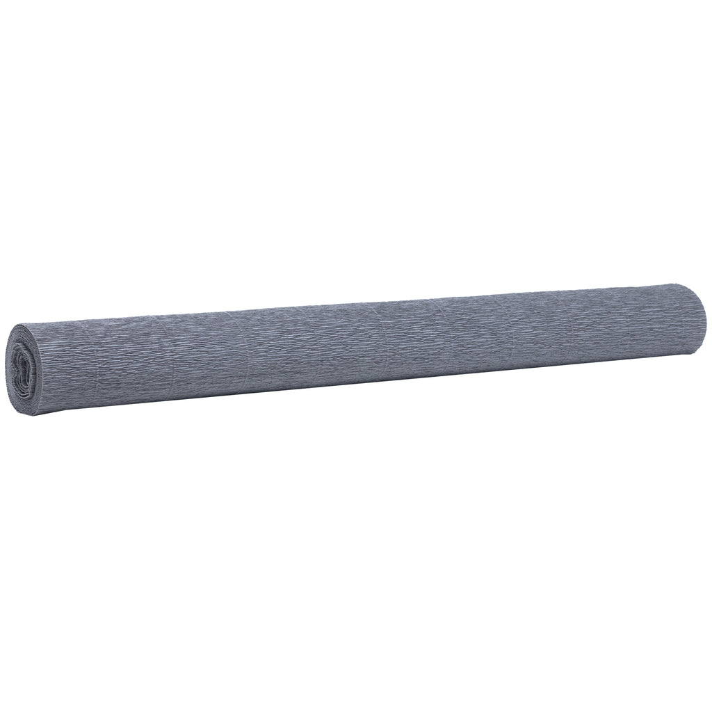 Premium Gärtnerkrepp - Floristenkrepp - 50 x 250 cm - grau - wasserfest, lichtecht