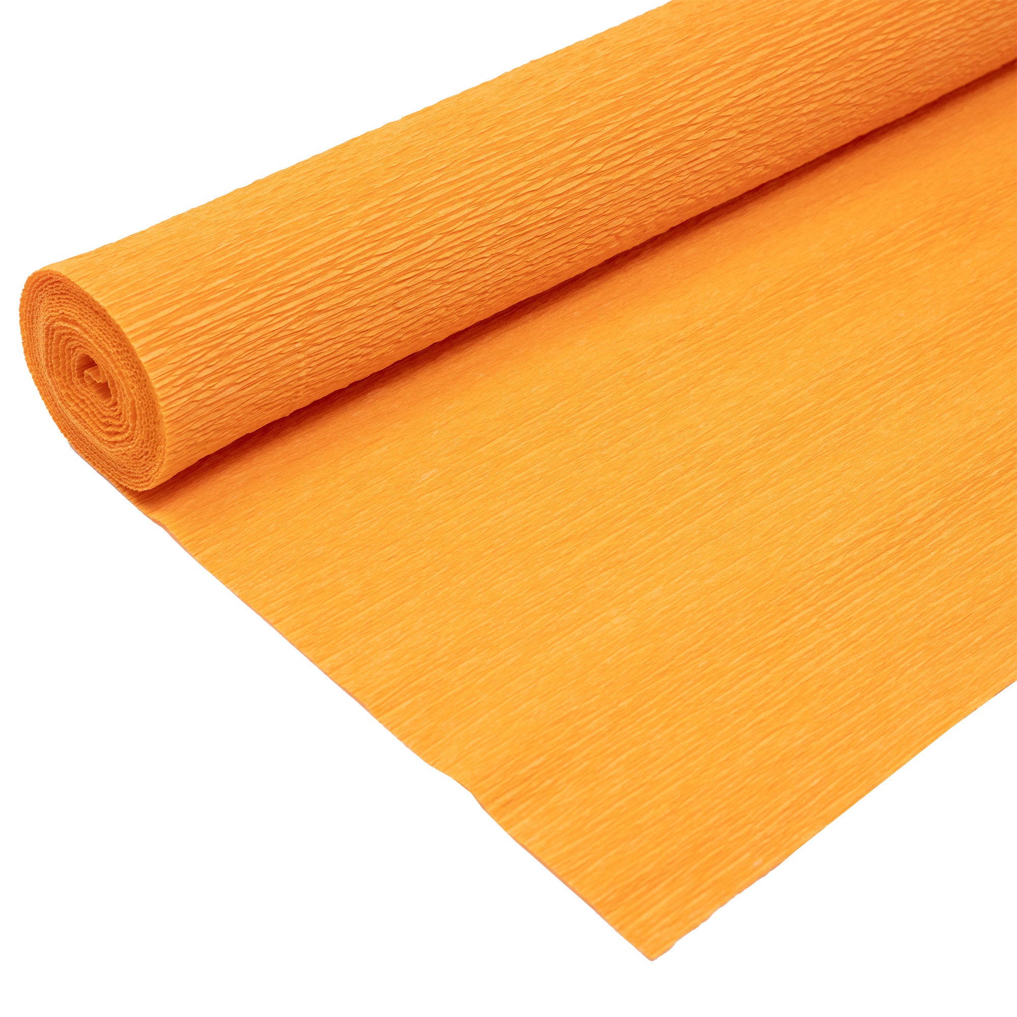 Premium Gärtnerkrepp - Floristenkrepp - 50 x 250 cm - hellorange - wasserfest, lichtecht