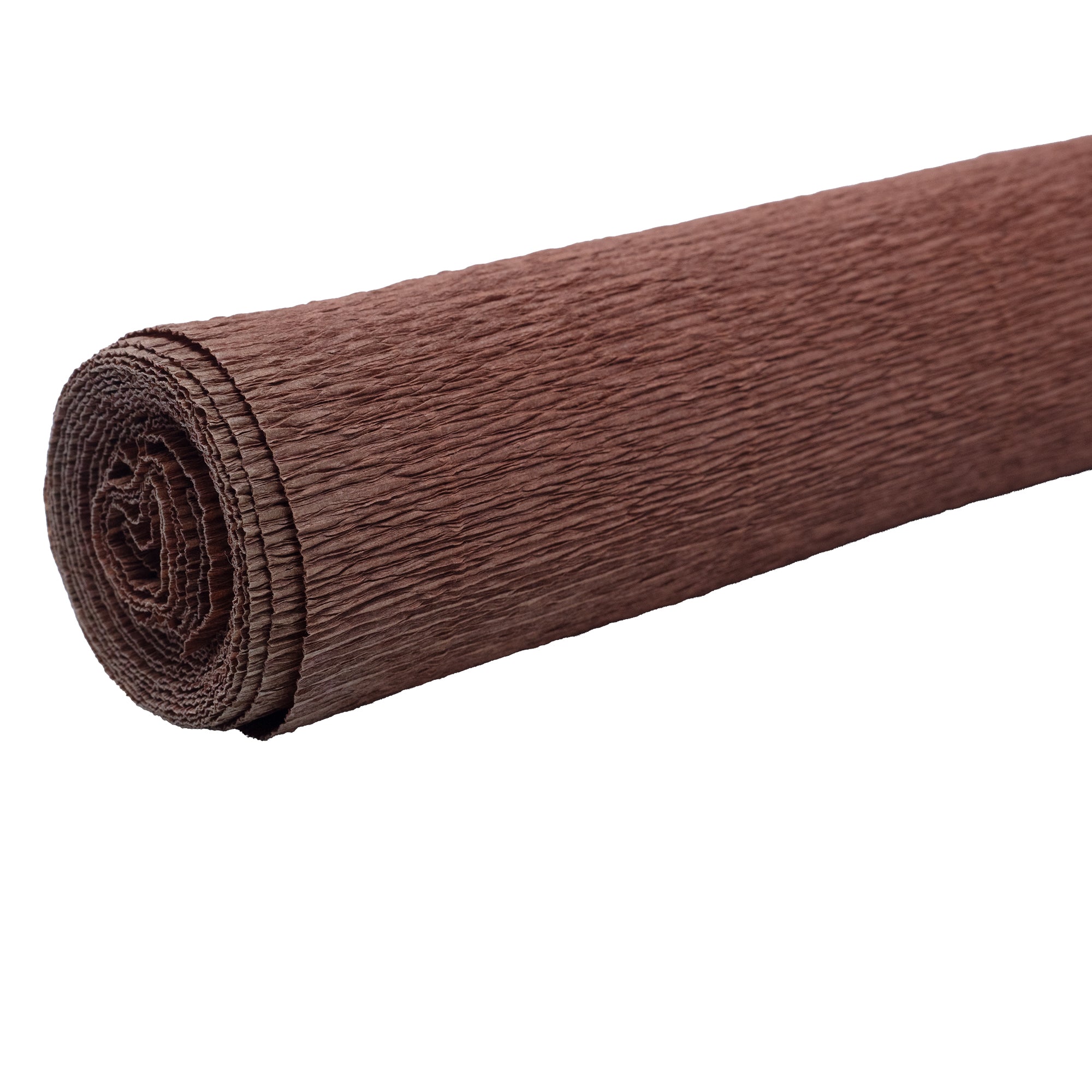Papier crépon de qualité supérieure pour jardiniers et fleuristes - 50 x 250 cm - brun - imperméable et résistant à la lumière