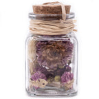 Assortiment de fleurs séchées en bouteille - 5,5 x 9 cm - 1 pièce