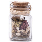 Assortiment de fleurs séchées en bouteille - 5,5 x 9 cm - 1 pièce