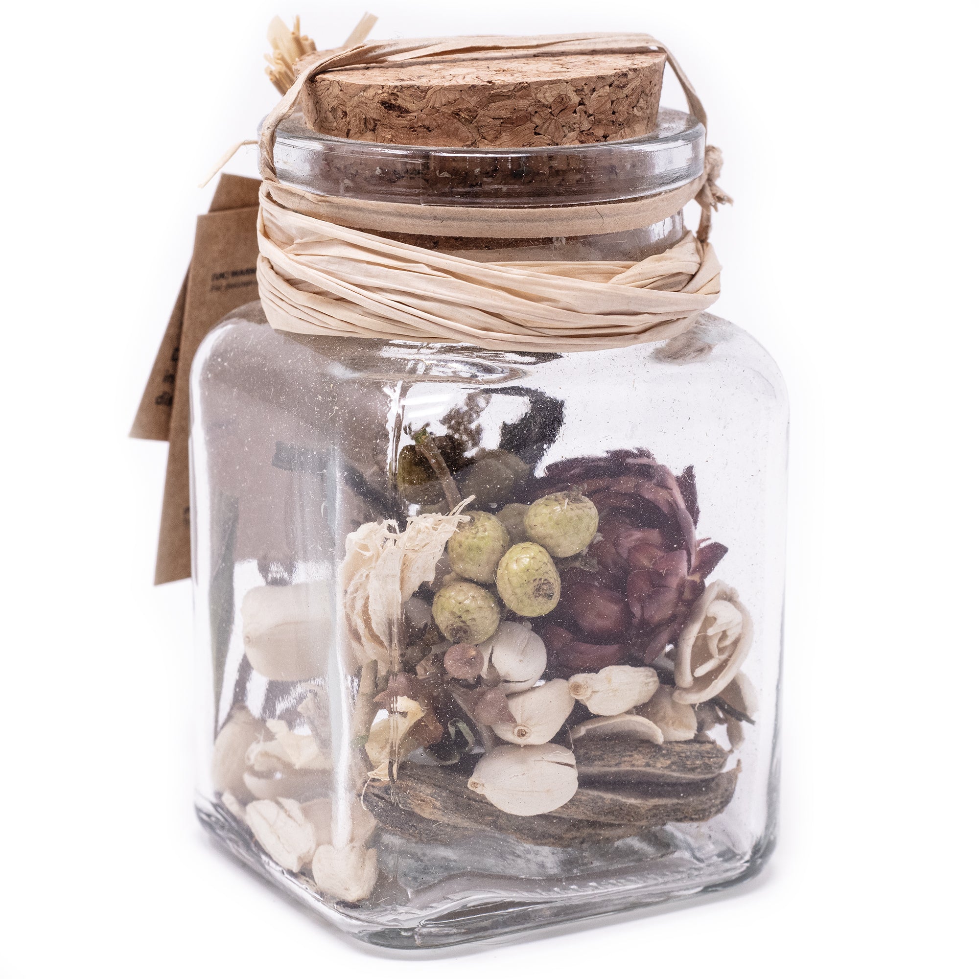 Assortiment de fleurs séchées en bouteille - 5,5 x 9 cm - 1 pièce